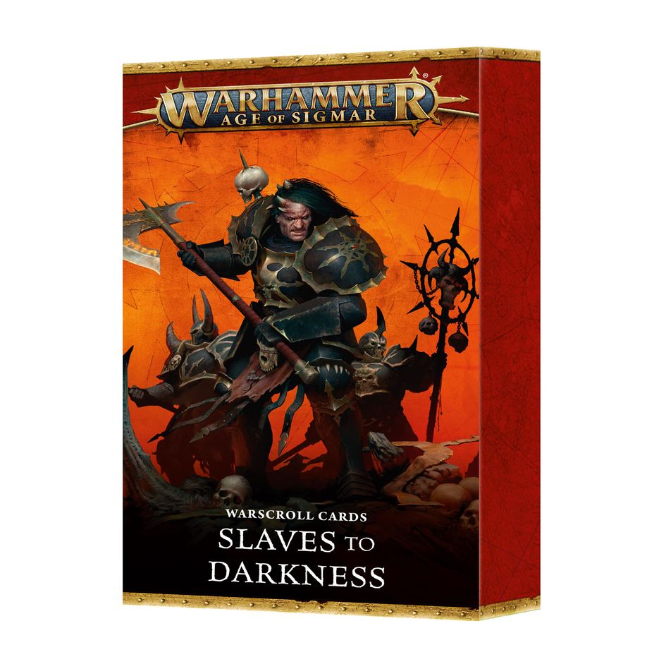 WARSCROLL CARDS: SLAVES TO DARKNESS