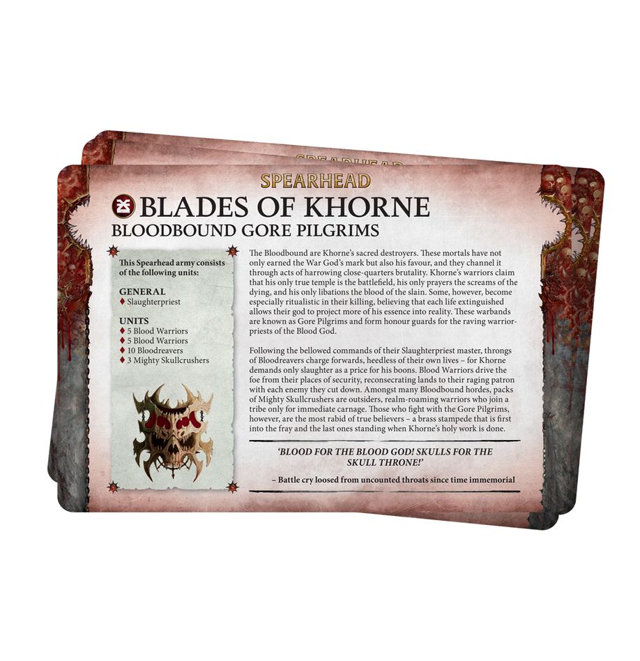 FACTION PACK: BLADES OF KHORNE