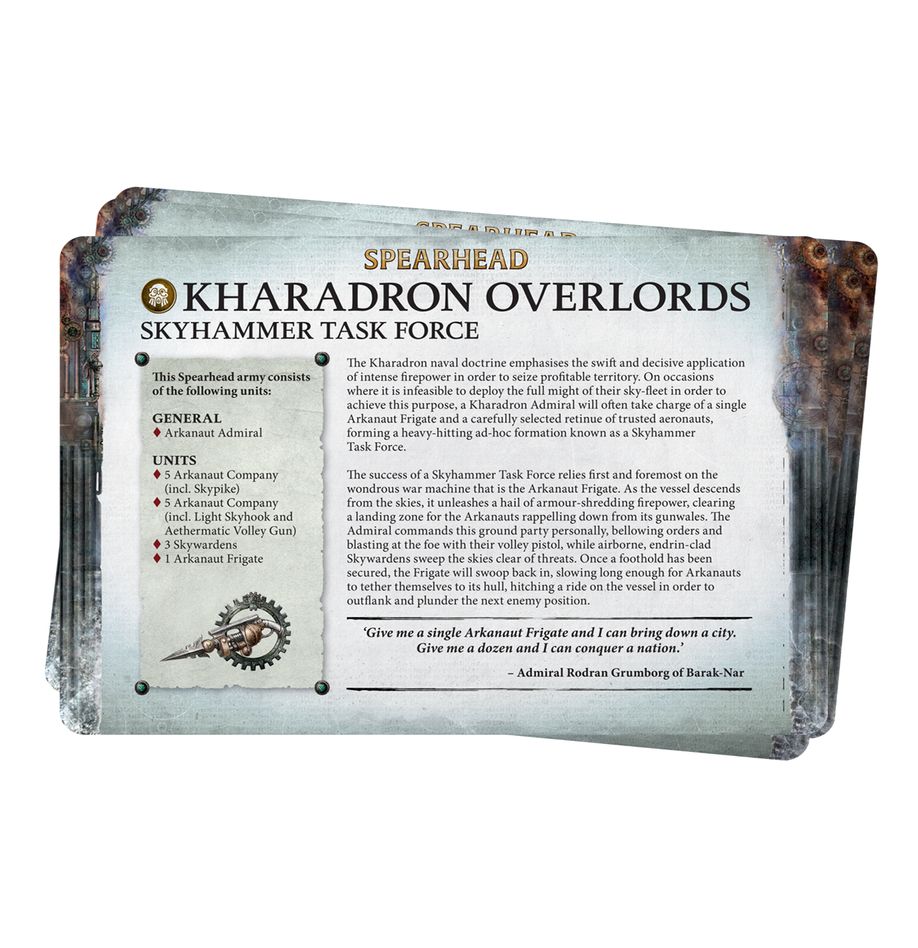 FACTION PACK: KHARADRON OVERLORDS