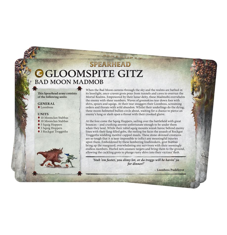 FACTION PACK: GLOOMSPITE GITZ