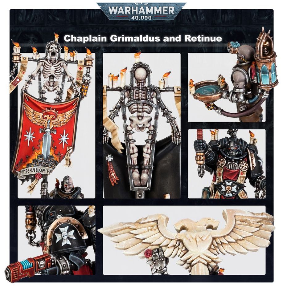 Chaplain Grimaldus & Retinue