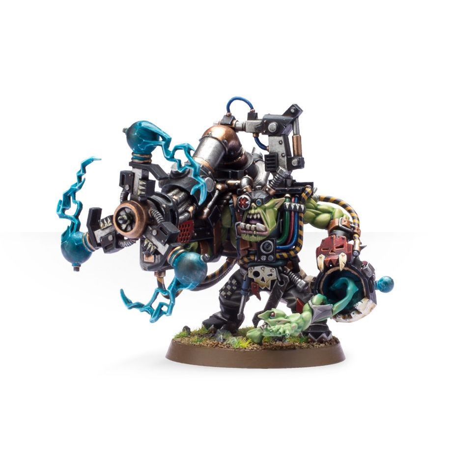 BIG MEK WITH SHOKK ATTACK GUN