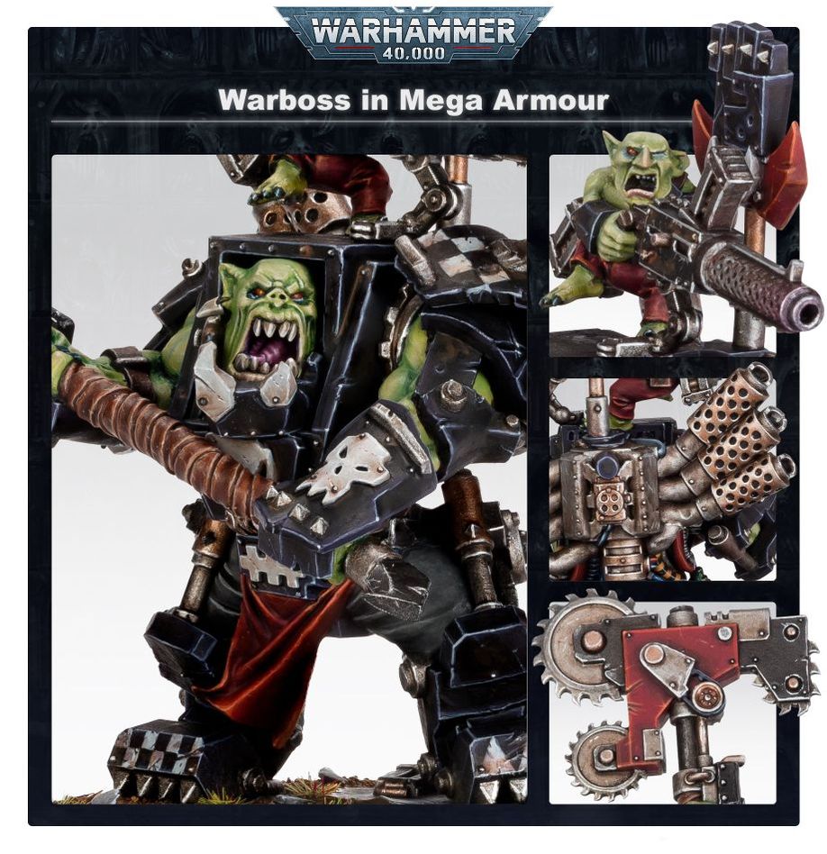 WARBOSS IN MEGA ARMOUR