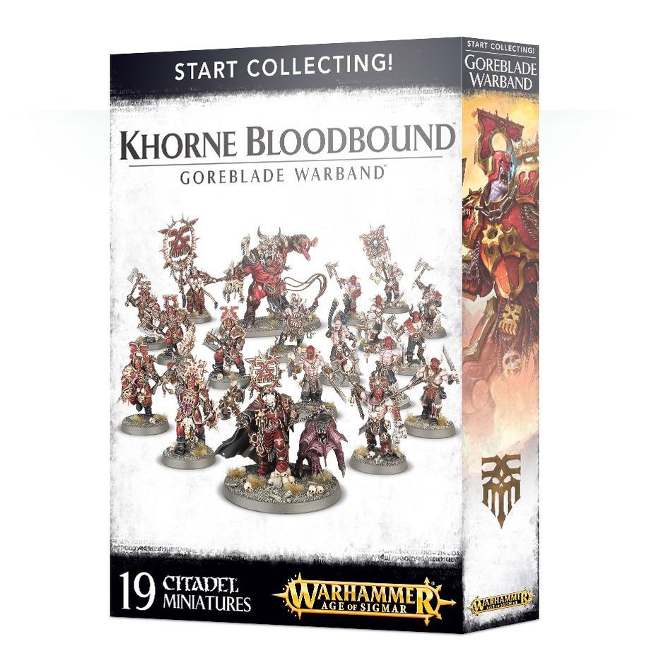 START COLLECTING! KHORNE BLOODBOUND GOREBLADE WARBAND