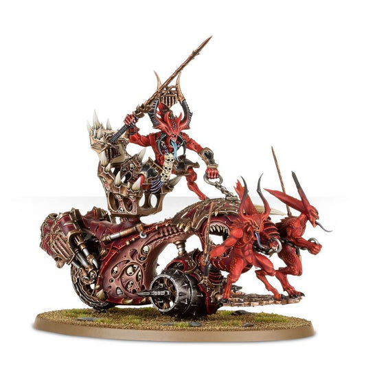 RENDMASTER, HERALD OF KHORNE ON BLOOD THRONE